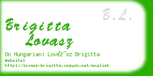 brigitta lovasz business card